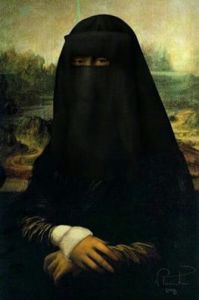 La Gioconda con burqa... Arriveremo a questo?