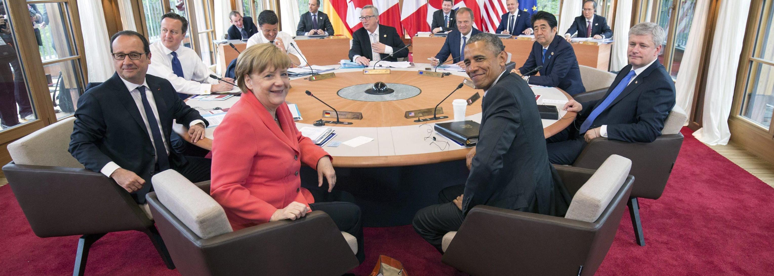 Foto di gruppo del G7