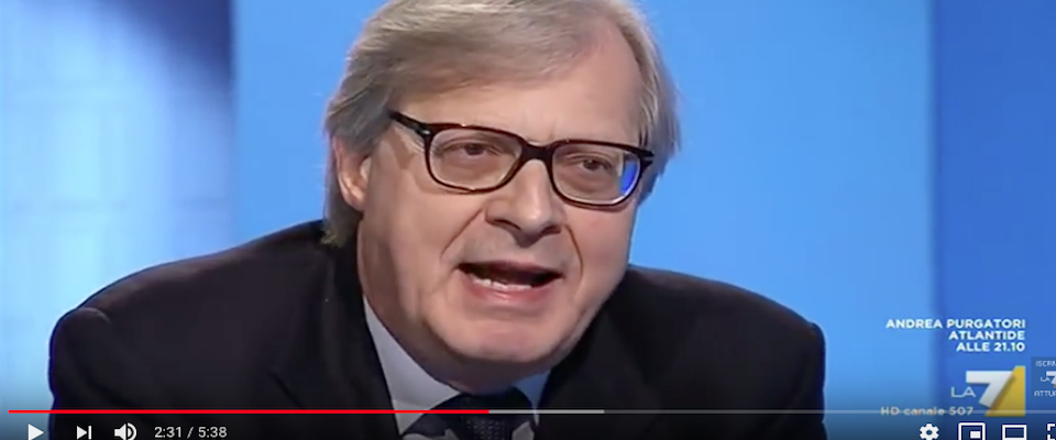 Sgarbi contro tutti, pure contro il Papa: è «anti-leghista»? Accolga i migranti in Vaticano… (Video)