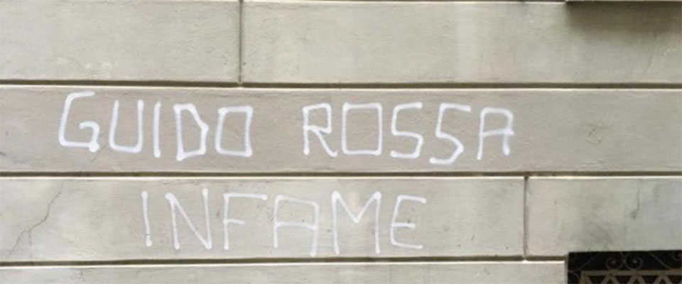 Sfidò le Br, scritte contro Guido Rossa. Il terrorismo rosso rilancia segnali inquietanti