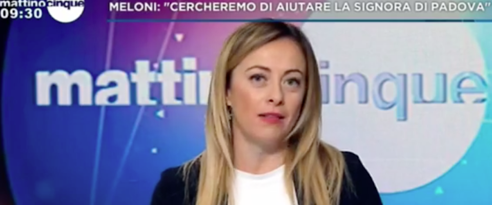 Meloni ai giudici: «Lasciate in pace la pensionata povera, pensate ai ladri veri»