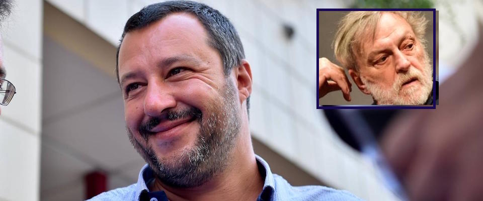 Salvini a Strada: «Io fascistello? È finita la mangiatoia, per questo è nervoso»