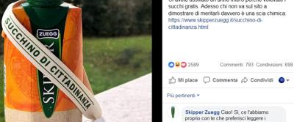 Dal reddito di cittadinanza al succhino di cittadinanza. E il M5S si offende