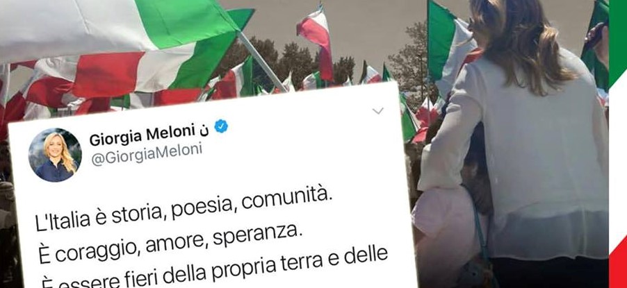 “Auguri Italia”: Giorgia Meloni pubblica un video che fa il giro del web. E i soliti cretini sputano sulla Patria (video)