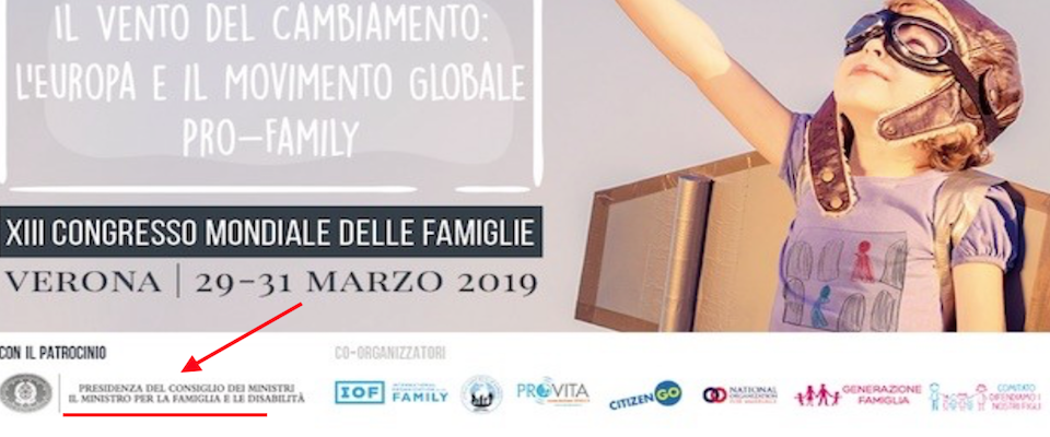 Congresso della famiglia, il logo del governo resta sul sito. Dopo Cirinnà e gay, si mobilitano le trans-femministe…