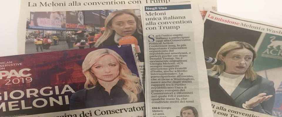 Meloni “regina” dei conservatori negli Usa: così sulla stampa la notizia del discorso alla CPAC