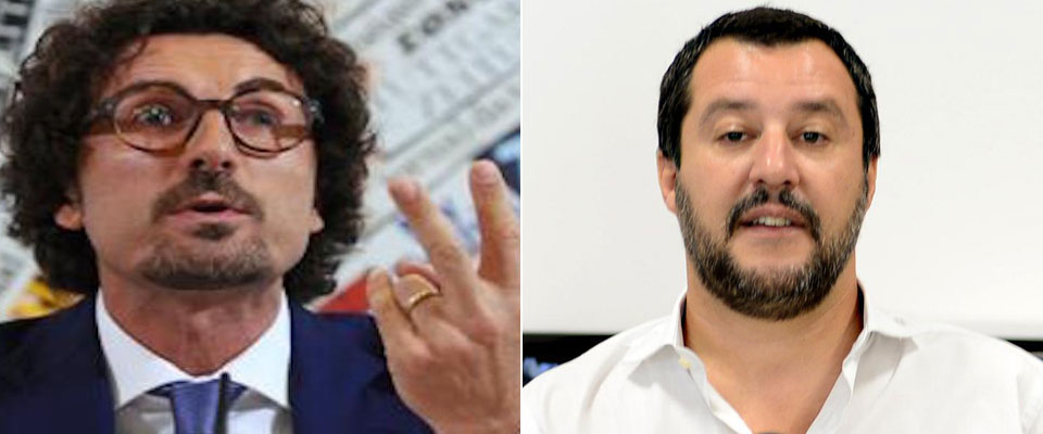 Salvini va giù duro con Toninelli: «Non è all’altezza del compito»