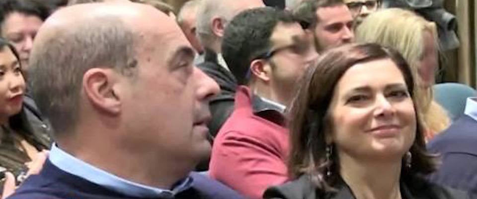 Zingaretti e la Boldrini pronti al “matrimonio”: ci uniamo in nome dello Ius Soli