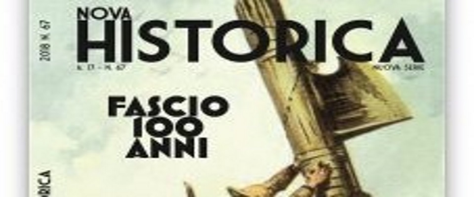 Riparte la rivista “Nova Historica”: presentazione a Roma il 10 aprile della nuova serie