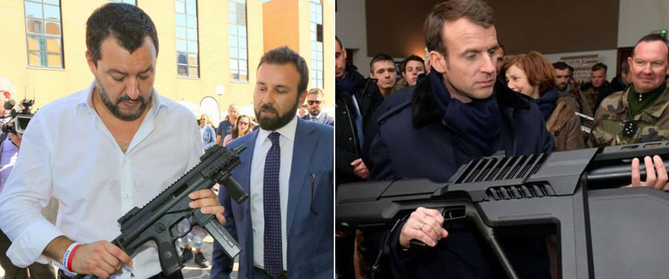 Anche Macron s’è fatto fotografare col mitra, ma nessuno ha gridato allo scandalo