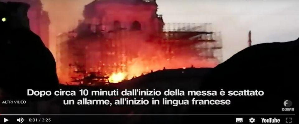 Ero dentro quando è suonato l’allarme: la drammatica testimonianza di un’italiana ieri a Notre Dame (Video)