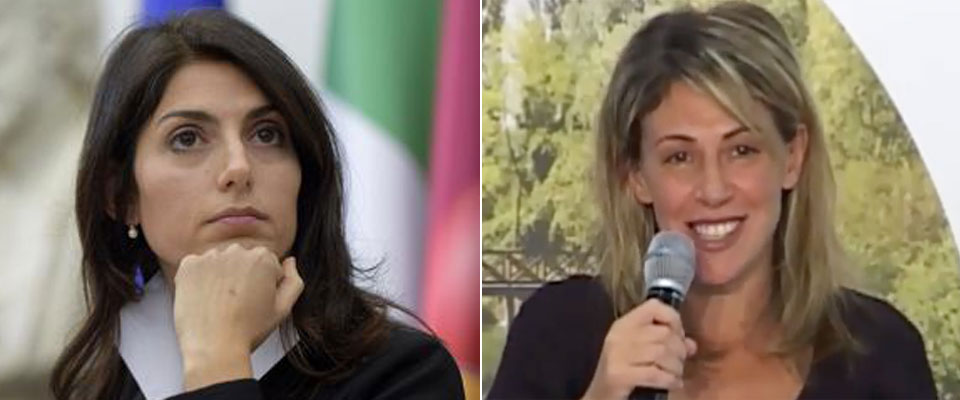 La sindaca di Roma, Virginia Raggi e l’ex-consigliera del Cda di Ama, Vanessa Ranieri