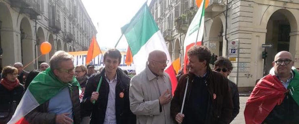 In 20mila per dire “Sì Tav”. Lega e FI non partecipano. FdI in piazza col Tricolore (video)