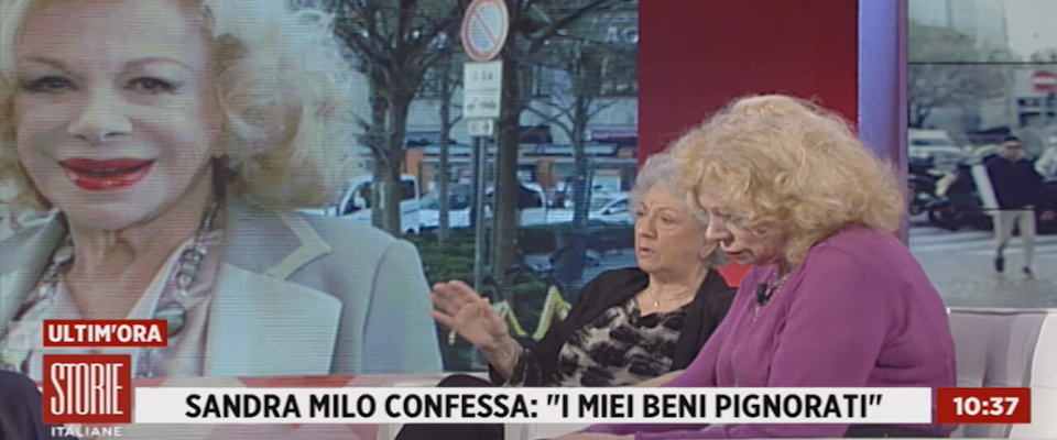 Sandra Milo si confessa da Eleonora Daniele: “Troppi debiti con il fisco”