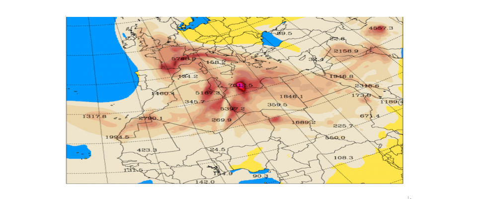 Pasqua e Pasquetta con allerta meteo al Sud. Scirocco e sabbia sull’Europa