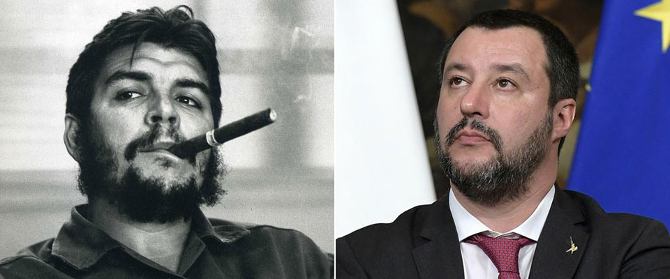 «Salvini fascista» e lui sfotte i contestatori citando il Che: «Hasta la victoria  siempre»