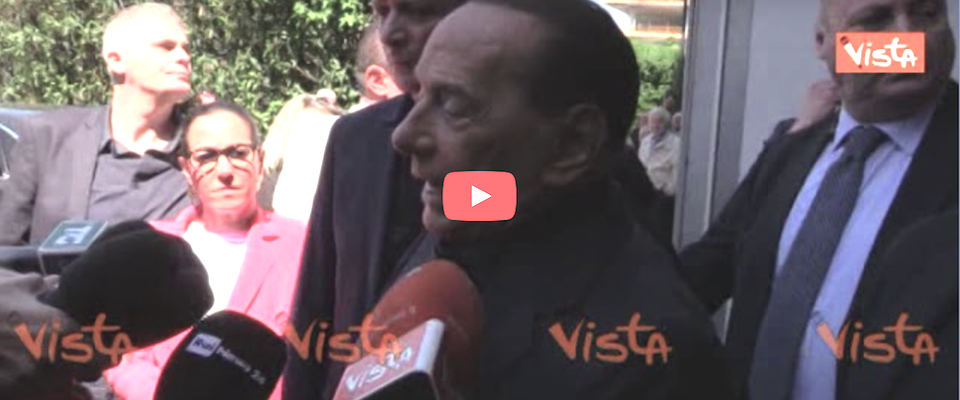 Berlusconi dimesso dal San Raffaele: «Pensavo di essere arrivato a fine girone» (video)