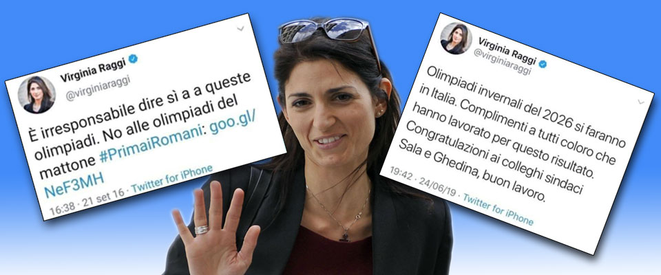 La Raggi travolta dagli insulti: «Sei felice per i Giochi a Milano? Meglio se taci»