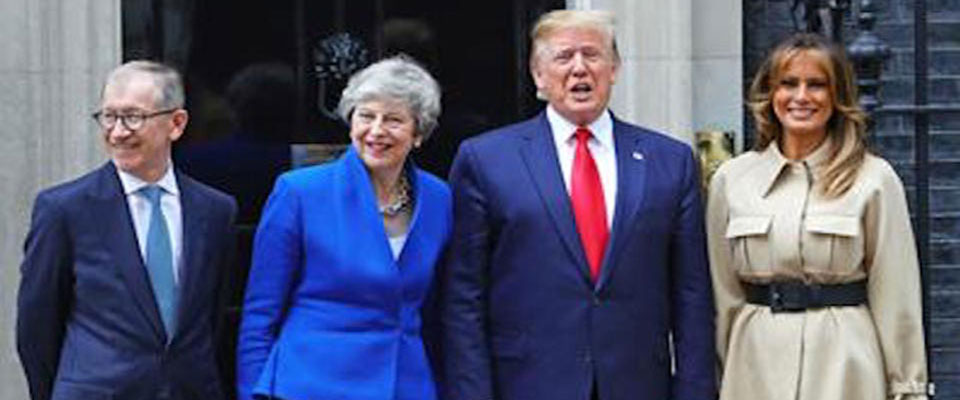 Londra, Trump snobba Corbyn e sprona la May: «Faremo un accordo sostanzioso»