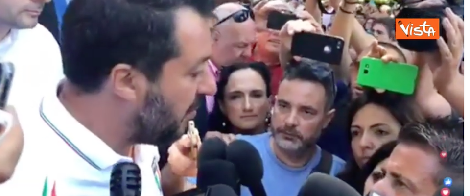 Salvini a Bibbiano: «Non avrò pace finché non sarà liberato l’ultimo bambino» (video)