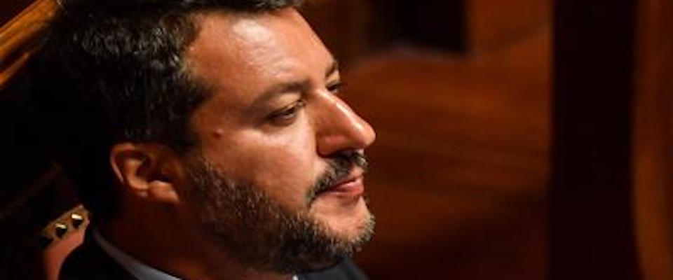 Salvini: «Dal Pd primo sberlone al M5S: niente taglio dei parlamentari»