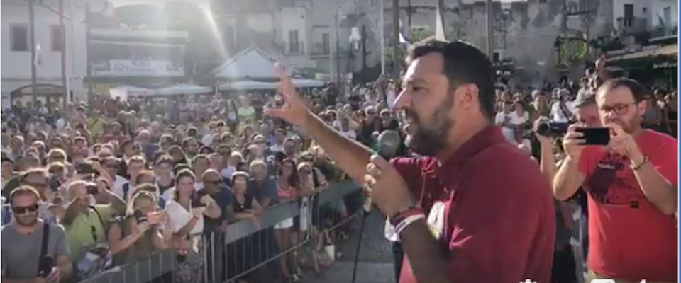 Salvini: «Ho detto a Conte di volere la crisi? Falso. Se poi qualcuno preferisce il Pd…»