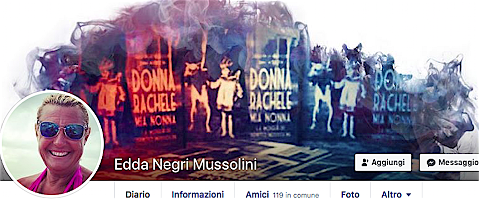 Edda Negri Mussolini: “Facebook censura senza motivo, ora basta”. E inizia la battaglia legale