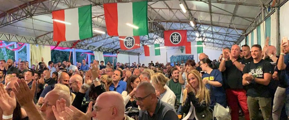 In migliaia per la festa di CasaPound. Alla faccia degli “antifascisti”…