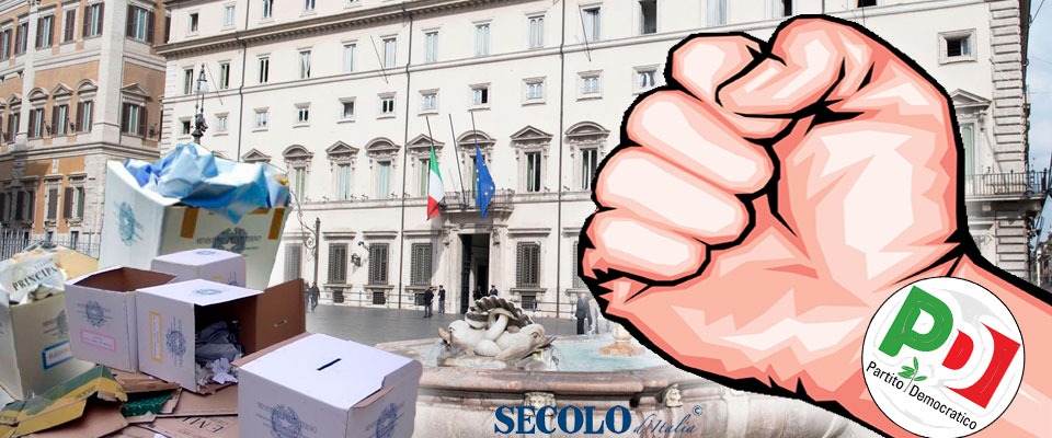 Maggioranza parlamentare pericolosa. Lunedì si va in piazza con Meloni e Salvini