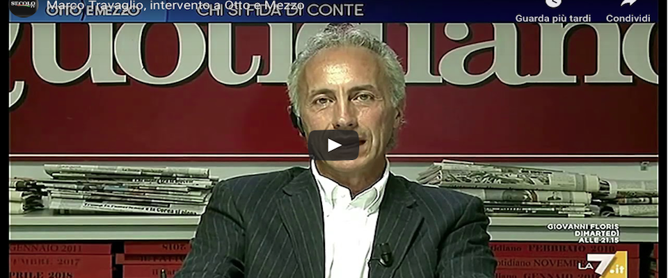 Inaccettabile Travaglio, Salvini? «Scolaro somaro che rutta in faccia alle istituzioni» (Video)