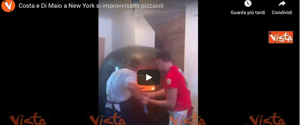 Di Maio da bibitaro a pizzaiolo. E posta la sceneggiata su Instagram (Video)