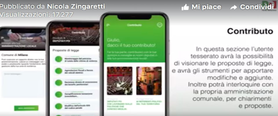 Da Rousseau a Zingareau: il Pd copia il M5S con i consulti online e lo slogan “tu vali tu”