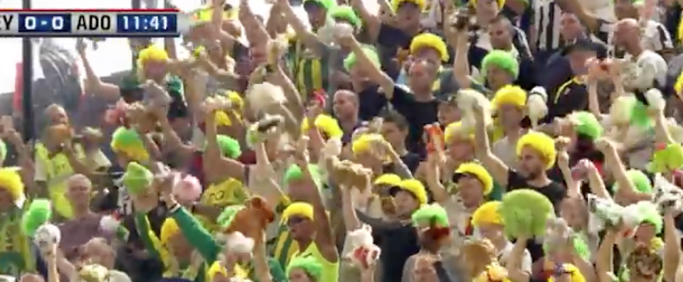 Pioggia di peluche allo stadio per i bimbi malati di cancro. Il video fa il giro del mondo (video)