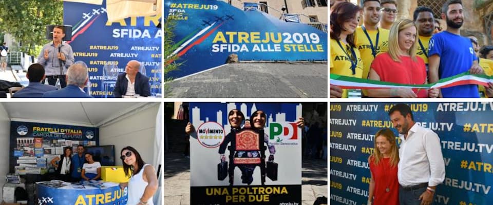 Dall’ironia sui due “Giuseppi” ai volti dei militanti: la fotogallery di Atreju 2019