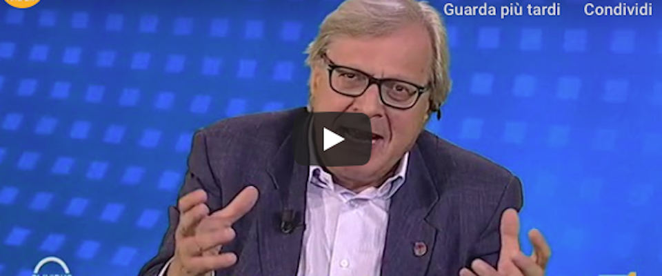 La furia di Sgarbi contro il Conte-bis: «Ventuno capre come ministri» (video)