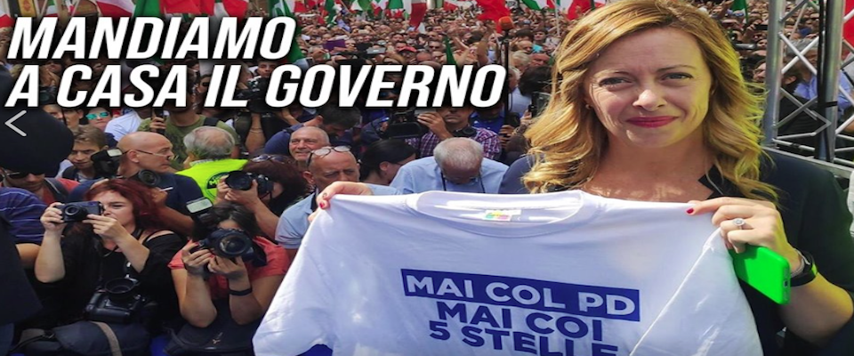 Adesso tocca a piazza San Giovanni. Il popolo sovrano decreta la fine del governo degli sconfitti