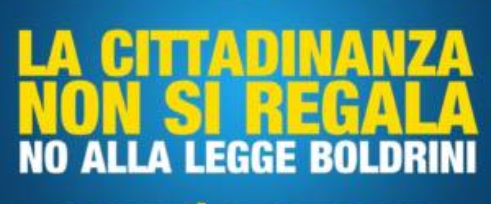 Da mezzogiorno a Montecitorio raccolta di firme contro lo ius Boldrini