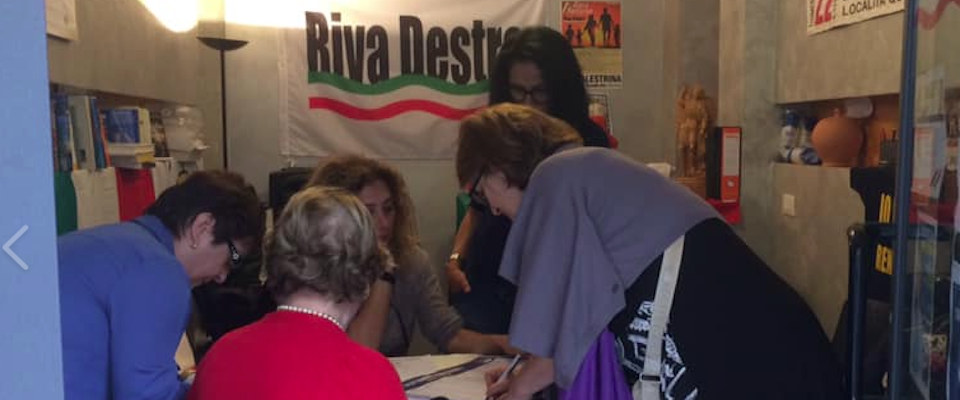 Riva Destra “precetta” i parlamentari e li fa incontrare da domani a Roma con i cittadini