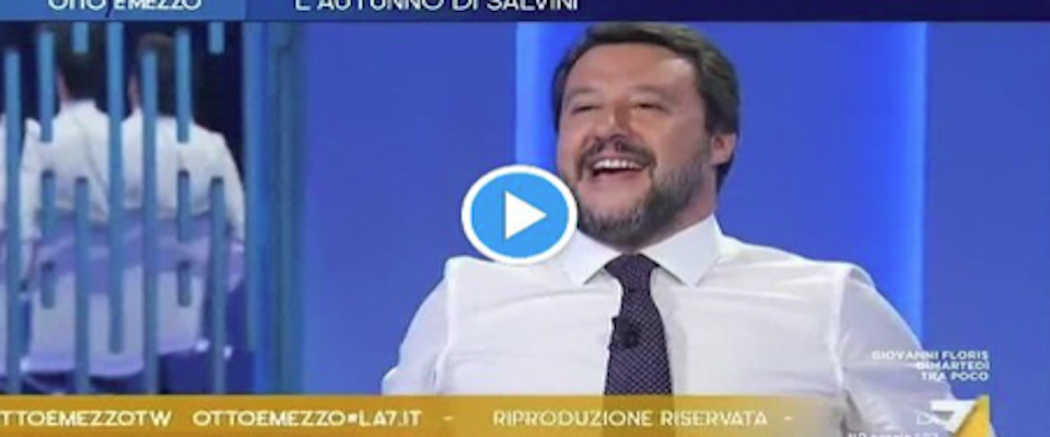 Gruber provoca Salvini: «Non gira più con la panza da fuori?». Lui la fulmina così (video)