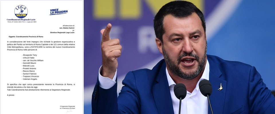 Sabato a piazza San Giovanni. Ma Salvini sa che cosa sta succedendo tra i suoi a Roma e nel Lazio?