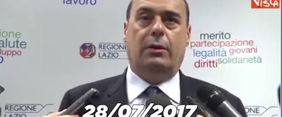 Meloni pubblica i video sull’incoerenza di Zingaretti: «Ascoltate cosa diceva sulla Raggi…»