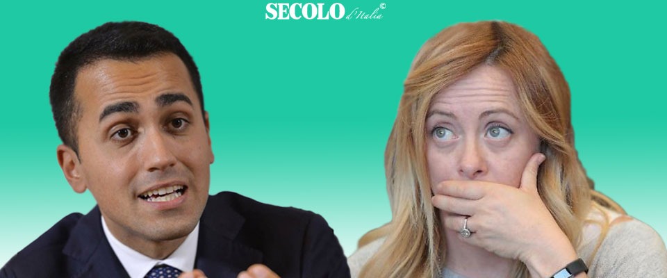 I neuroni di Di Maio sembrano palle di un flipper quando pensa a Giorgia Meloni