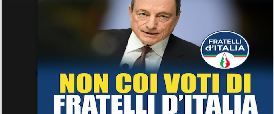 Salvini apre a Draghi presidente, Meloni lo blocca subito: «Non avrà i nostri voti»