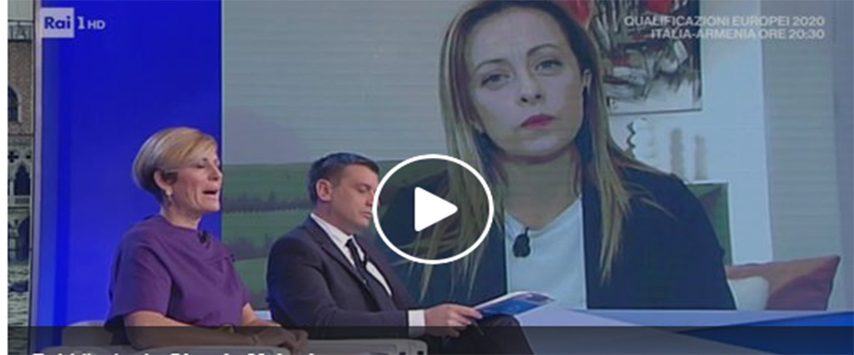 Meloni: “Una legge speciale per Venezia, ma non dimentichiamo Matera” (video)