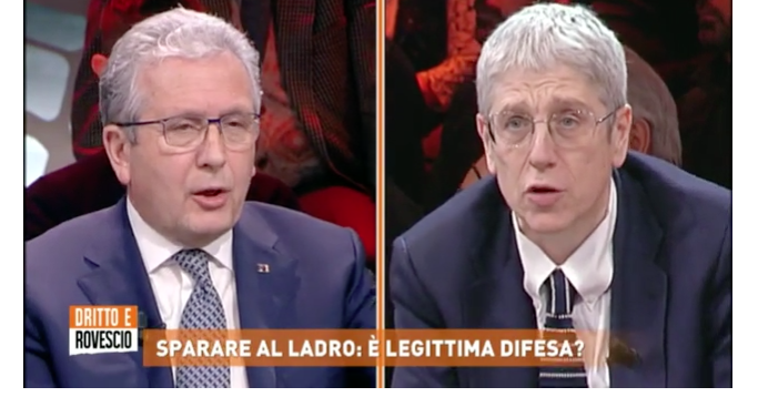 Legittima difesa, Librandi la spara grossa in diretta tv e Giordano lo ridicolizza (video)