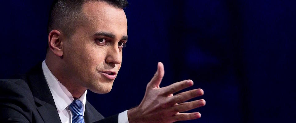 Il ministro degli Esteri Luigi Di Maio durante la trasmissione di La7 Piazza Pulita condotta da Corrado Formigli, Roma, 12 dicembre 2019. ANSA/ANGELO CARCONI