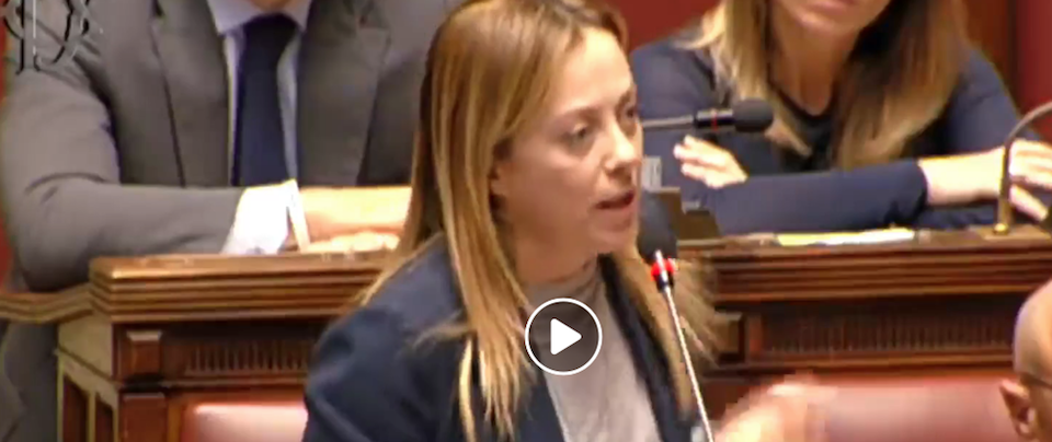 Mes, intervento di Giorgia Meloni