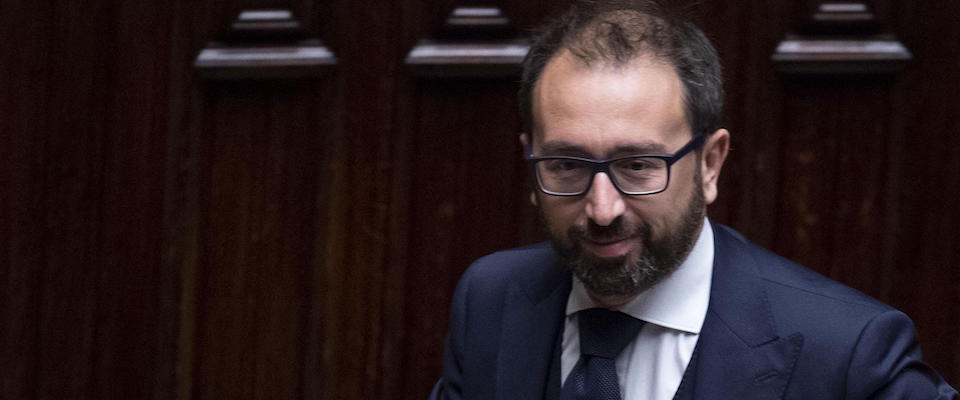 Il ministro della Giustizia, Alfonso Bonafede, nel corso del question time, a Montecitorio, Roma, 20 novembre 2019. ANSA/MAURIZIO BRAMBATTI