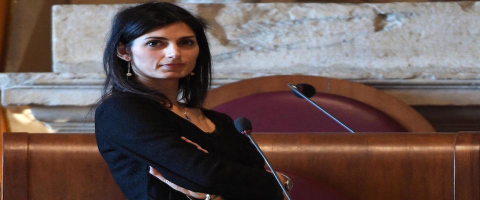 La sindaca di Roma, Virginia Raggi