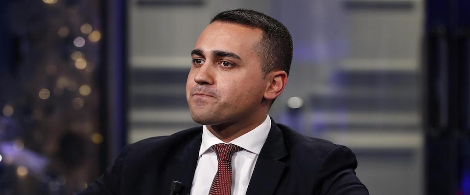 Italian Foreign Minister and 5-Star Movement (M5S) leader, Luigi Di Maio, attends the Raiuno Italian program ‘Porta a porta’ conducted by Italian journalist Bruno Vespa in Rome, Italy, 18 December 2019. 
ANSA/RICCARDO ANTIMIANI